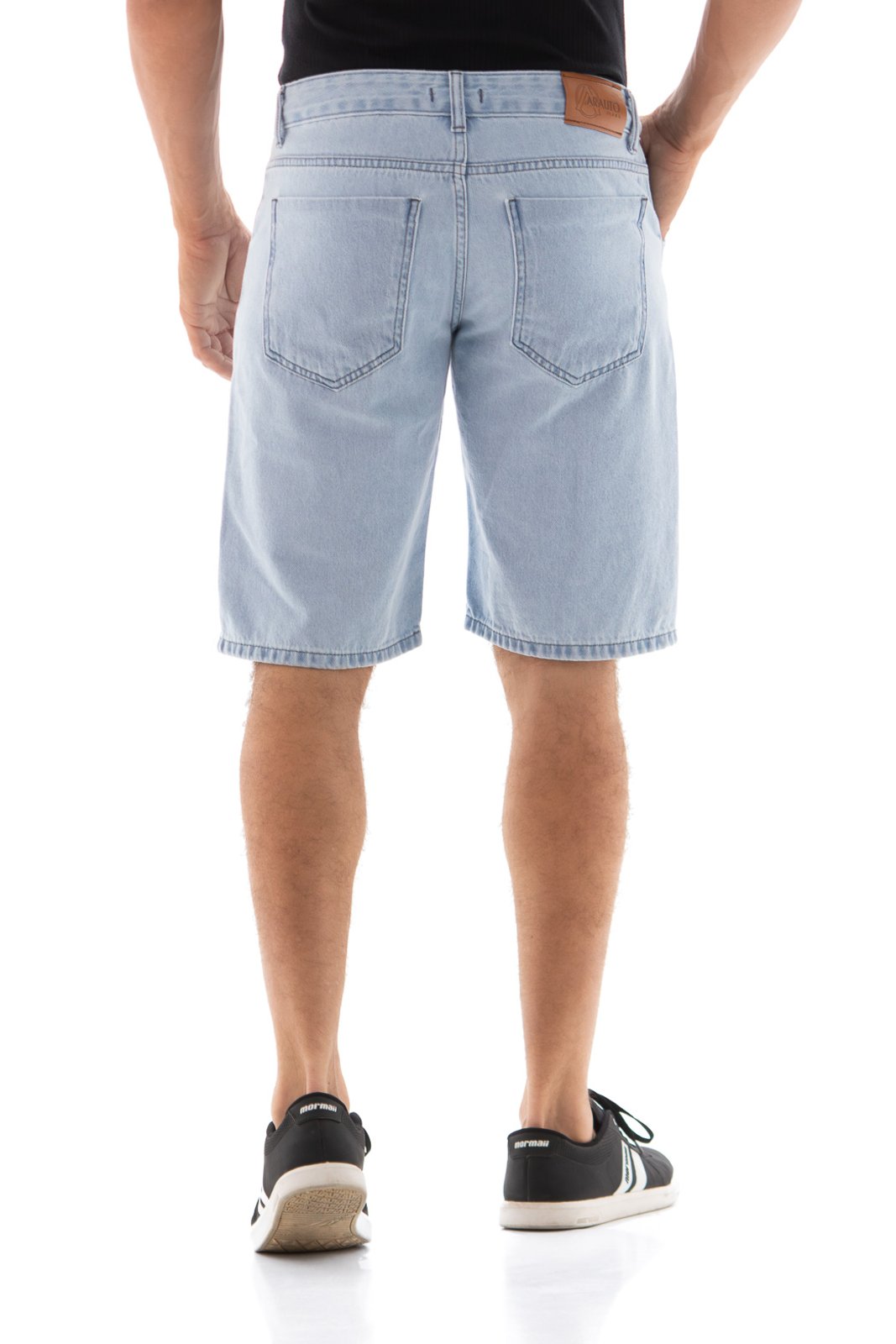 Vista 3 Bermuda Masculina Arauto Relaxed ARAUTO JEANS azul/jeans ARAUTO JEANS azul/jeans