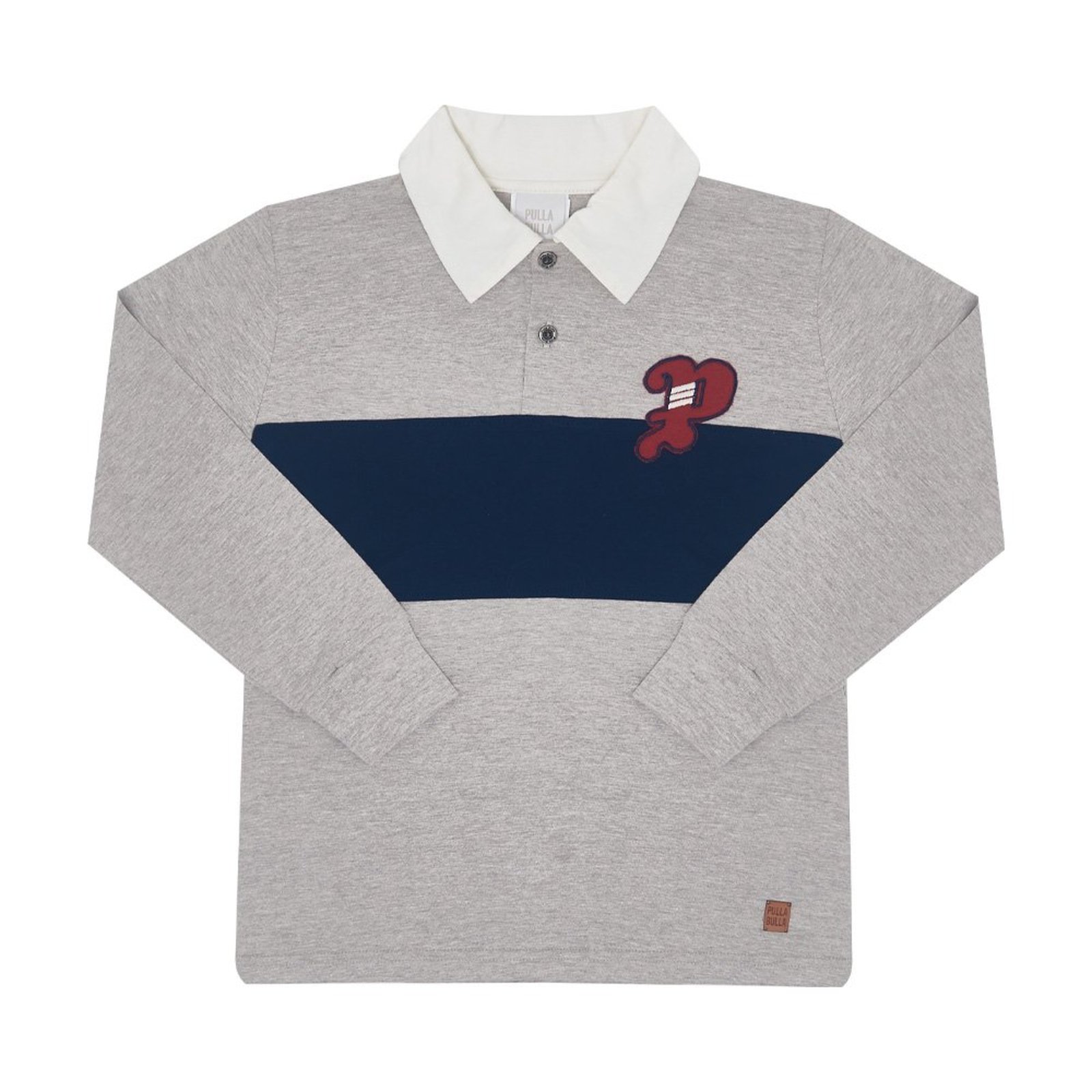 Infantil - Polo Menino - Mescla Cinza - 50359-567