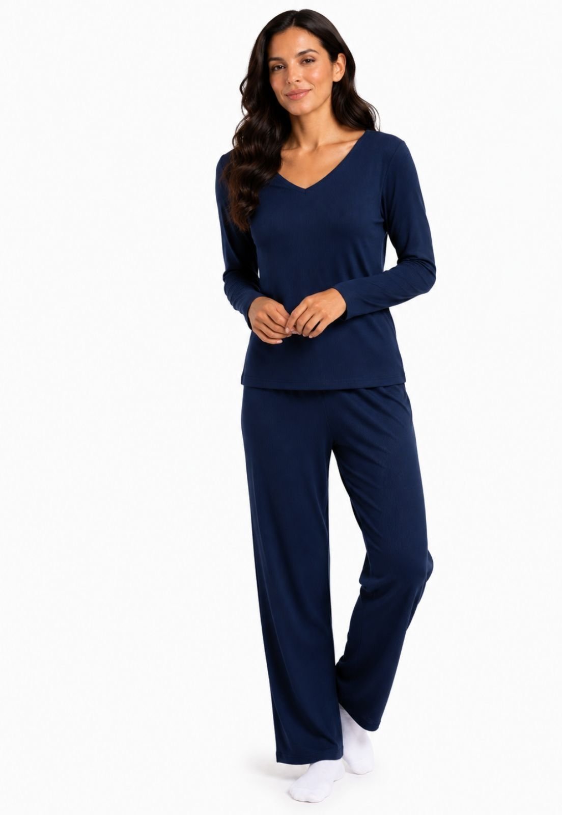 Pijama Feminino Manga Longa Maria Paes Marinho