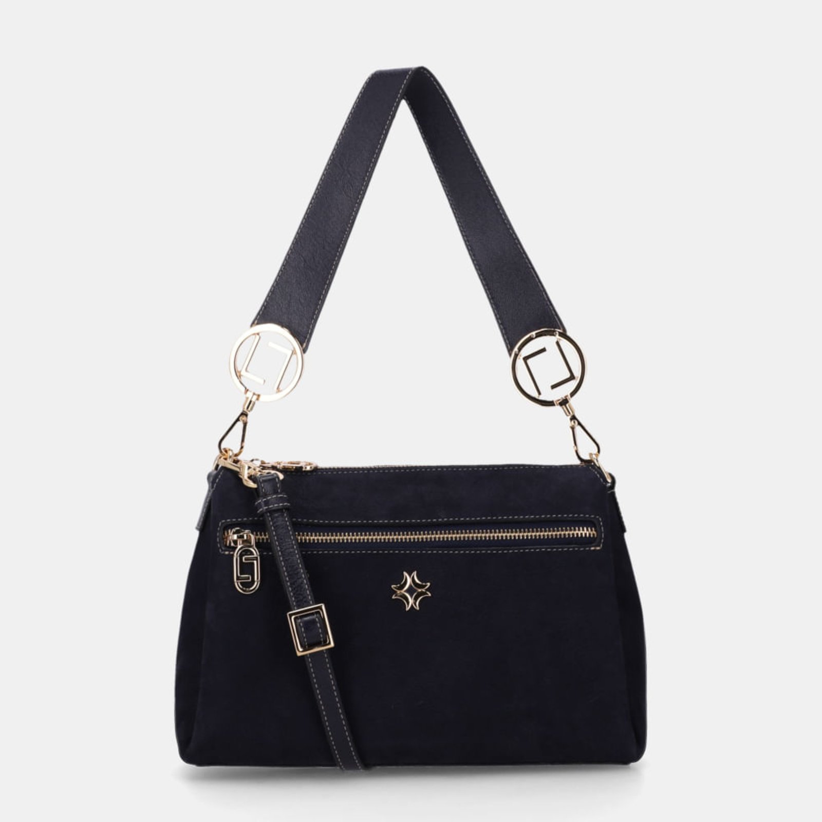 Bolsa Tiracolo Média Bison Netuno - 2000555 Luz da Lua