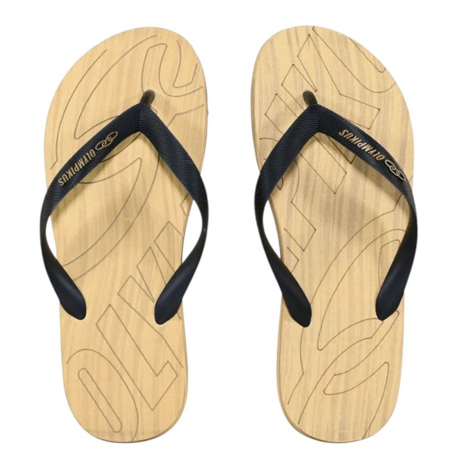 Chinelo Olympikus Livre Unissex - Marrom - olympikus