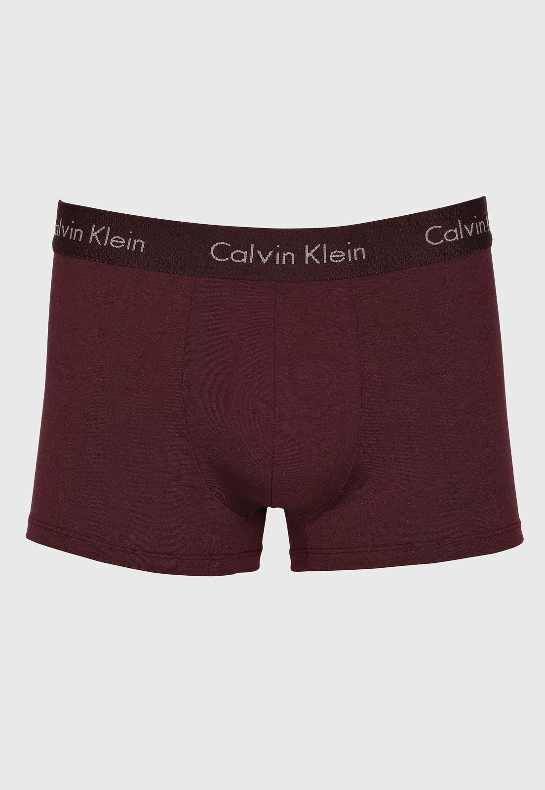 Cueca Trunk Masculina Calvin Klein Underwear Modal Vinho