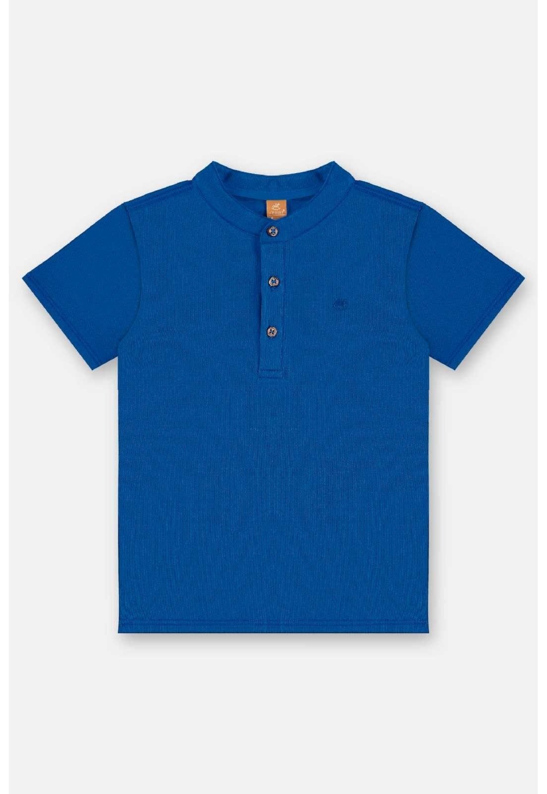 Infantil - Camiseta em Algodão Up Baby Azul