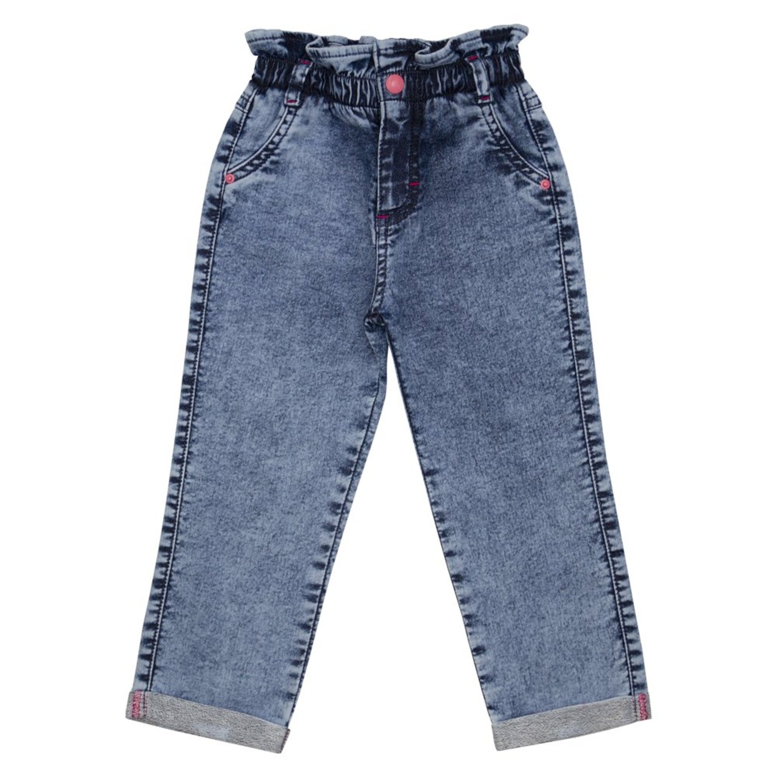 Infantil - Calça / Look Jeans Clochard Moletom Jeans
