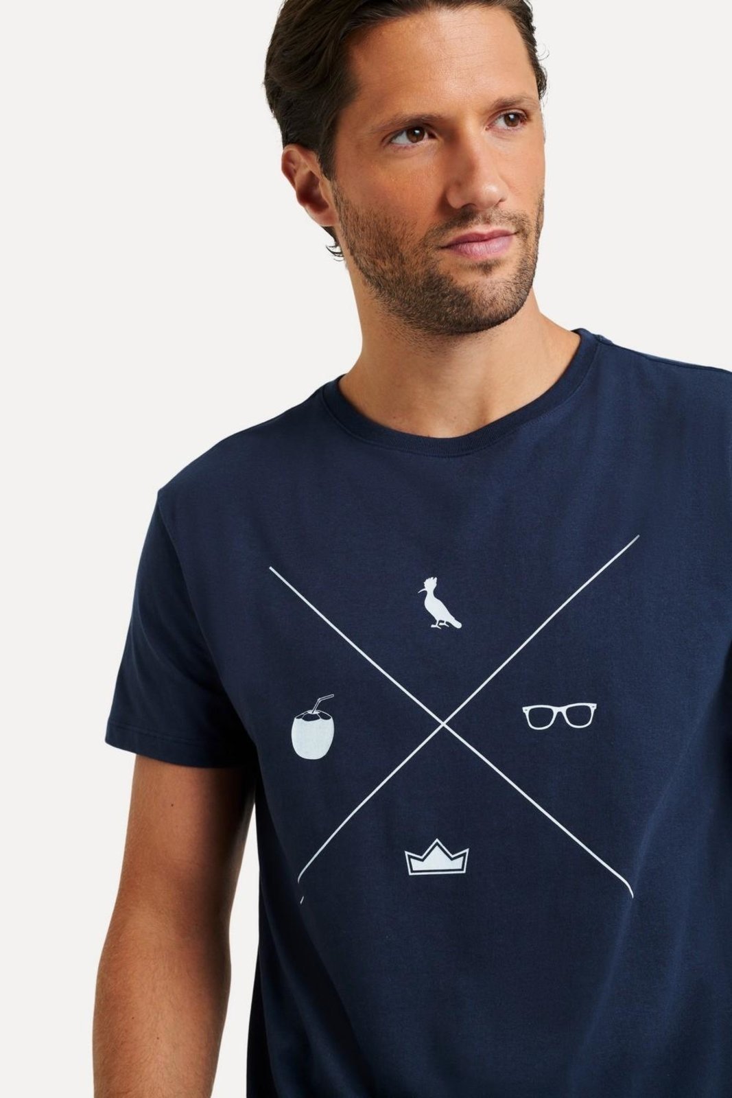 Camiseta Algodão Alto Verão Thiaguinho Reserva Azul Marinho