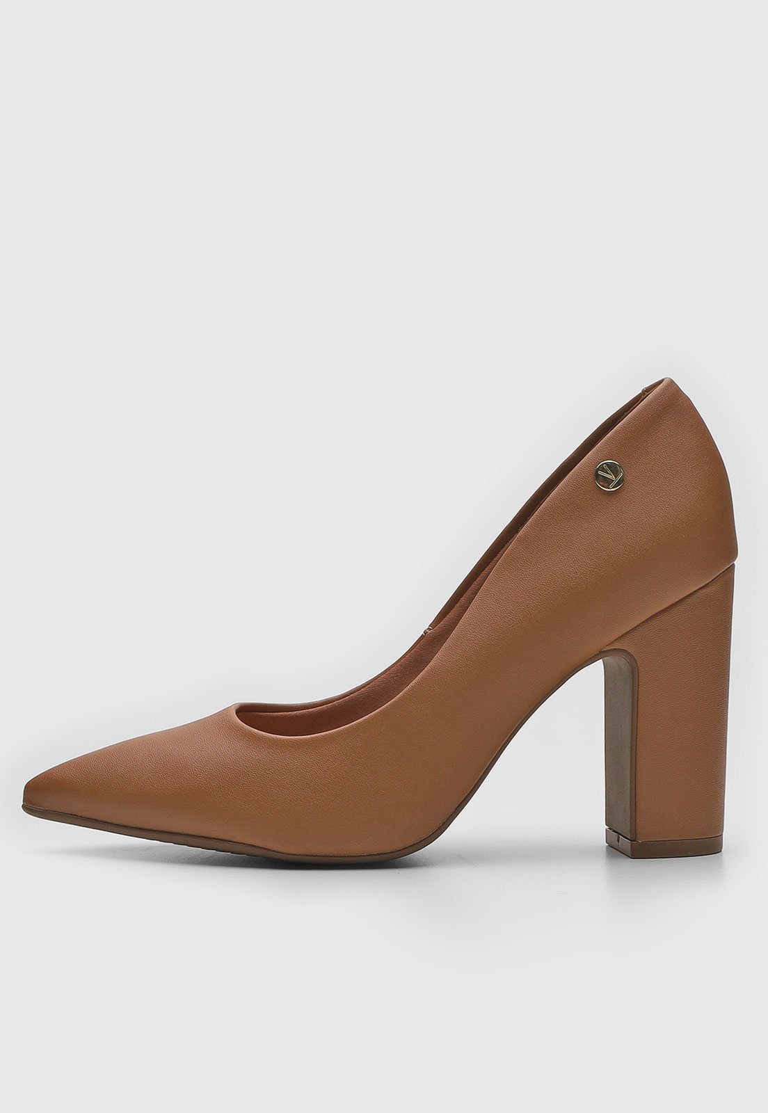 Scarpin Vizzano Salto Grosso Nude