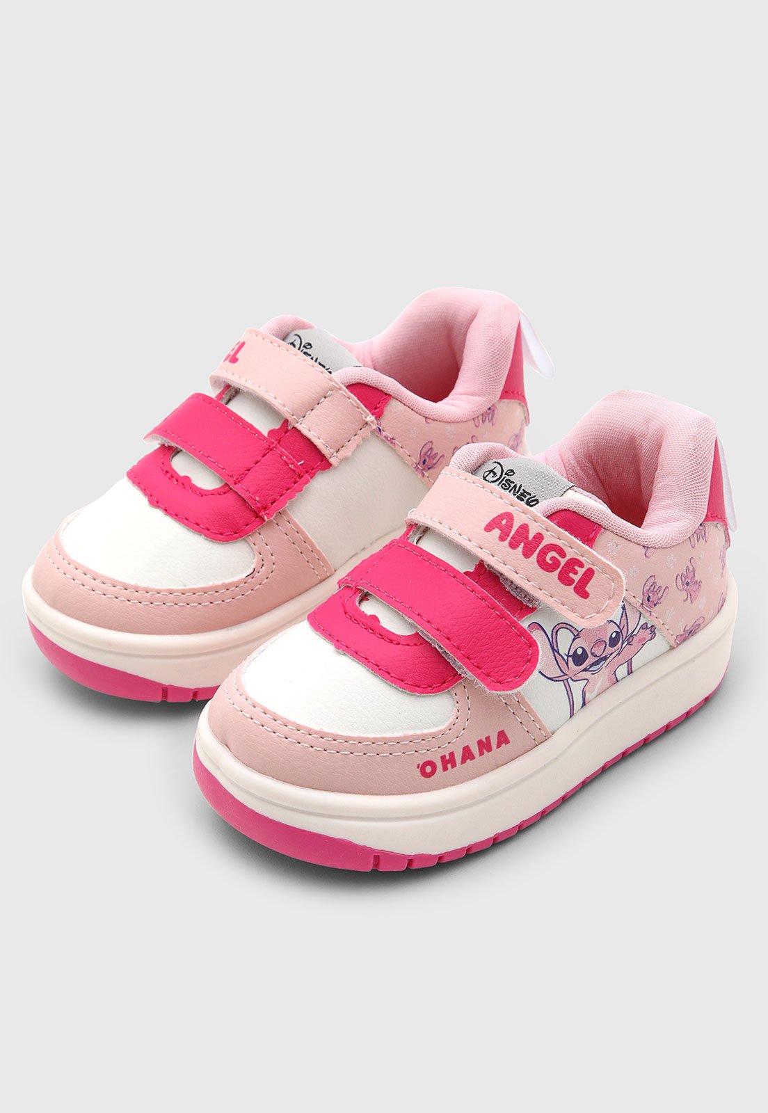 Infantil - Tênis Disney Stitch Angel Rosa