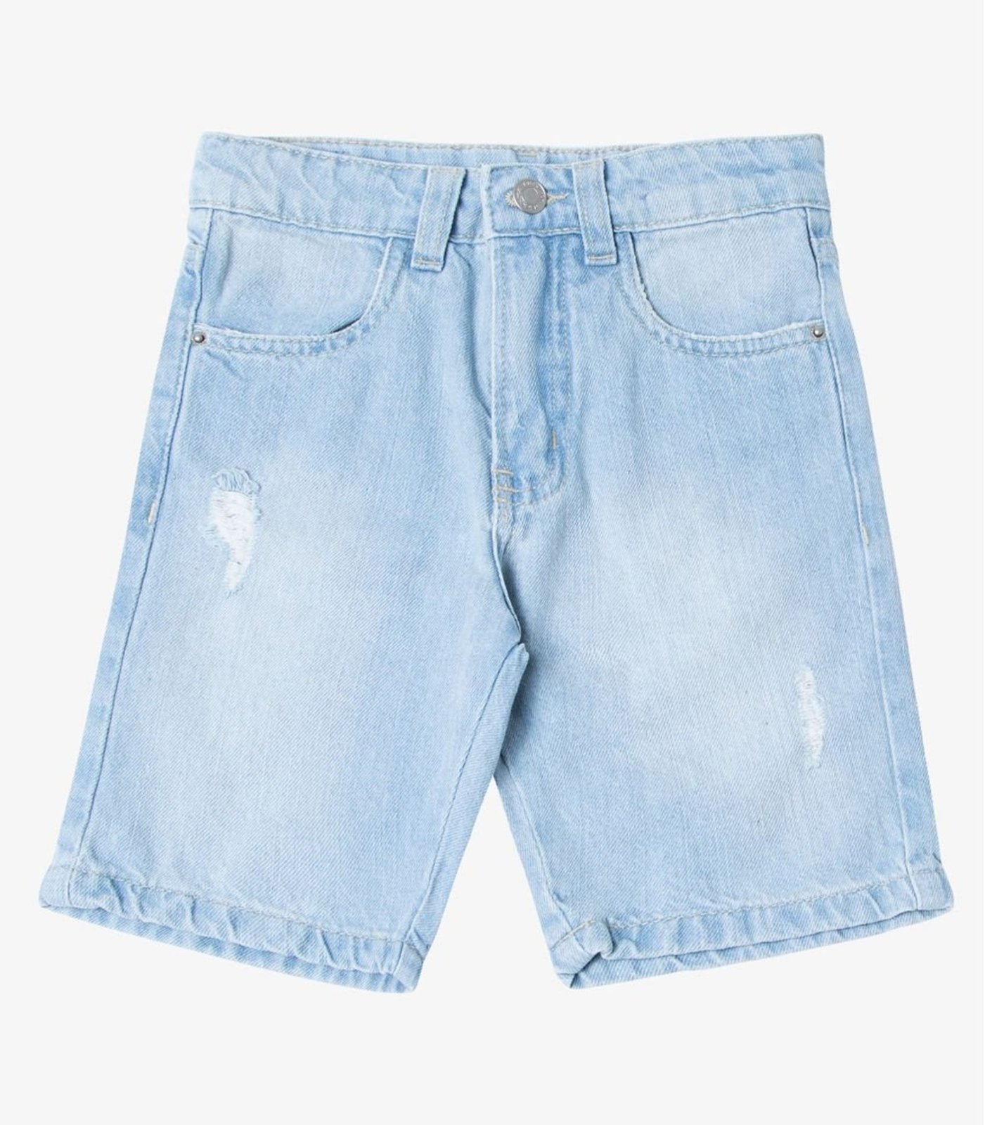 Infantil – Bermuda Menino Jeans Trick Nick Azul