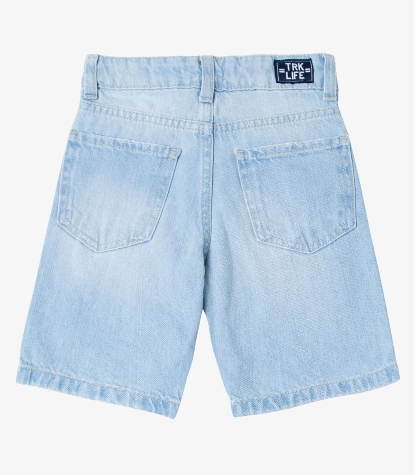 Vista 3 Infantil - Bermuda Menino Jeans Trick Nick TRICK NICK JEANS azul TRICK NICK JEANS azul