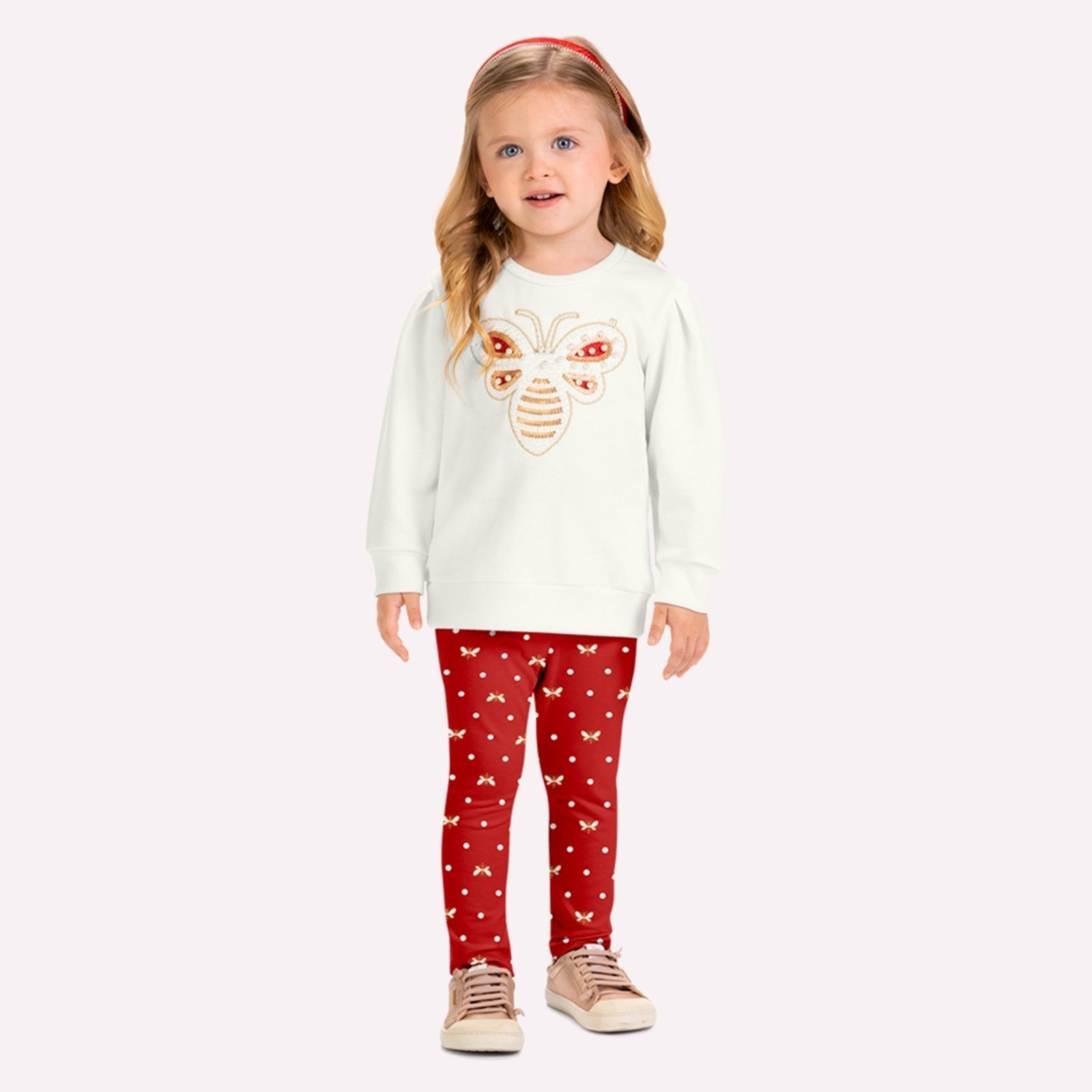 Infantil - Conjunto Menina Bordado Milon