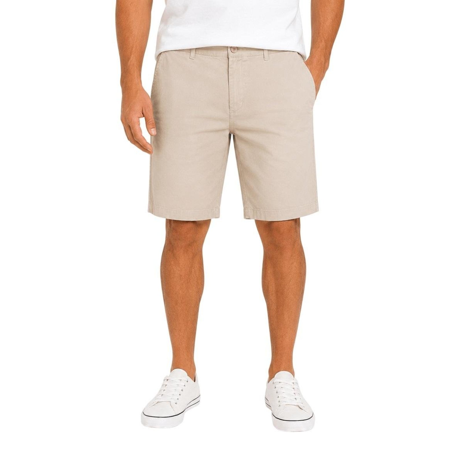 Bermuda Sarja Reta Pedal Casual Masculina Max Denim 12221 Areia