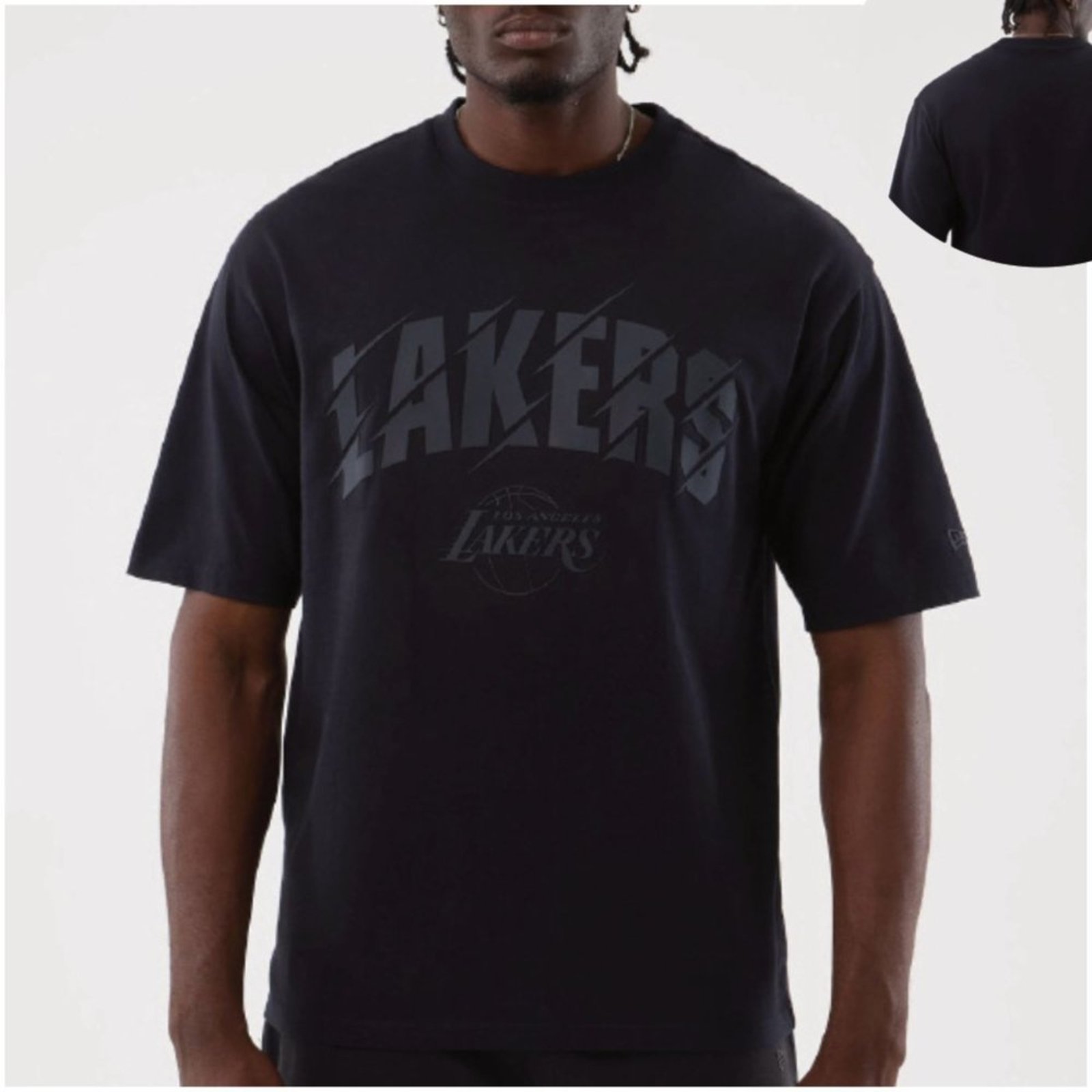 Camiseta New Era Regular Los Angeles Lakers Marinho