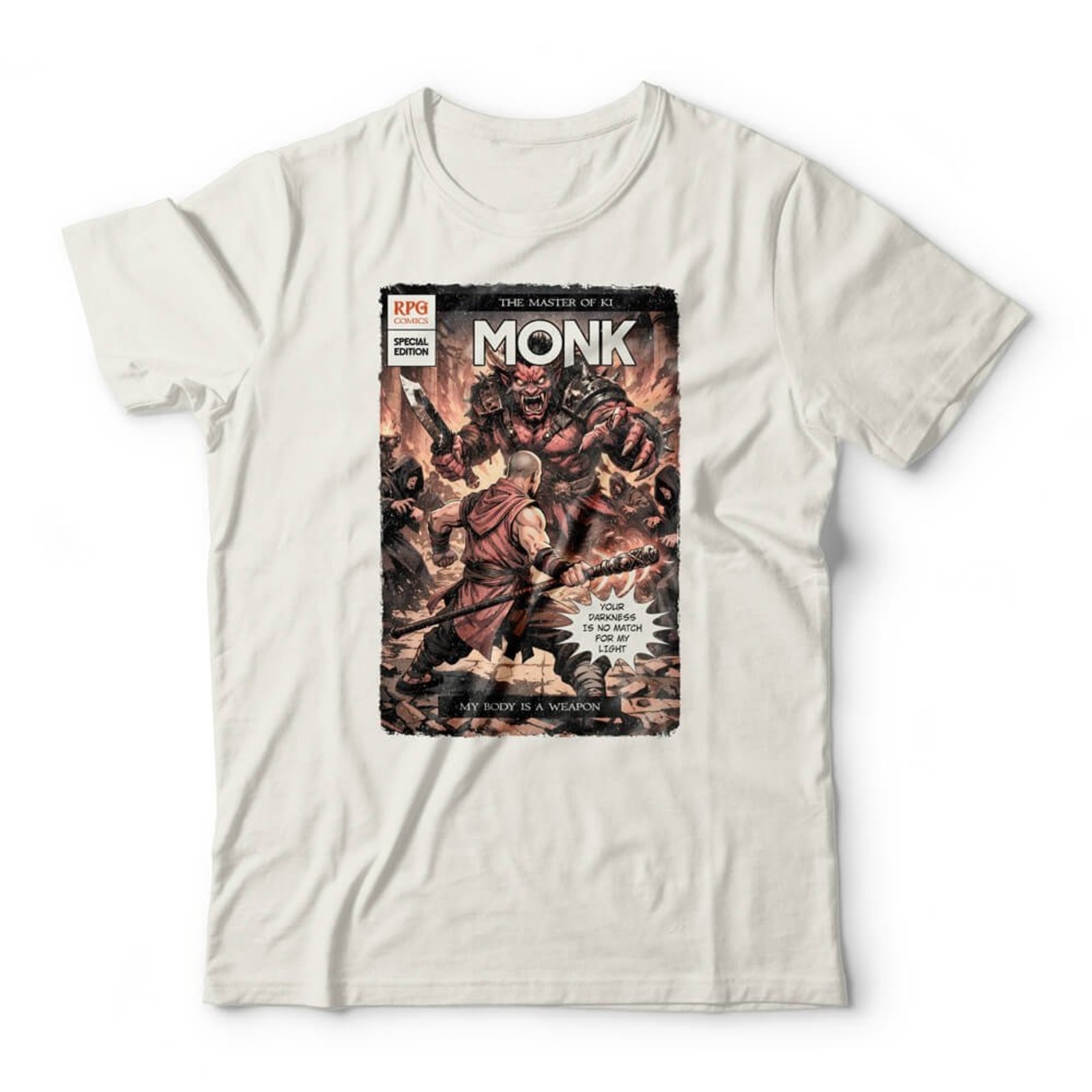 Camiseta Monk Comics - Off White