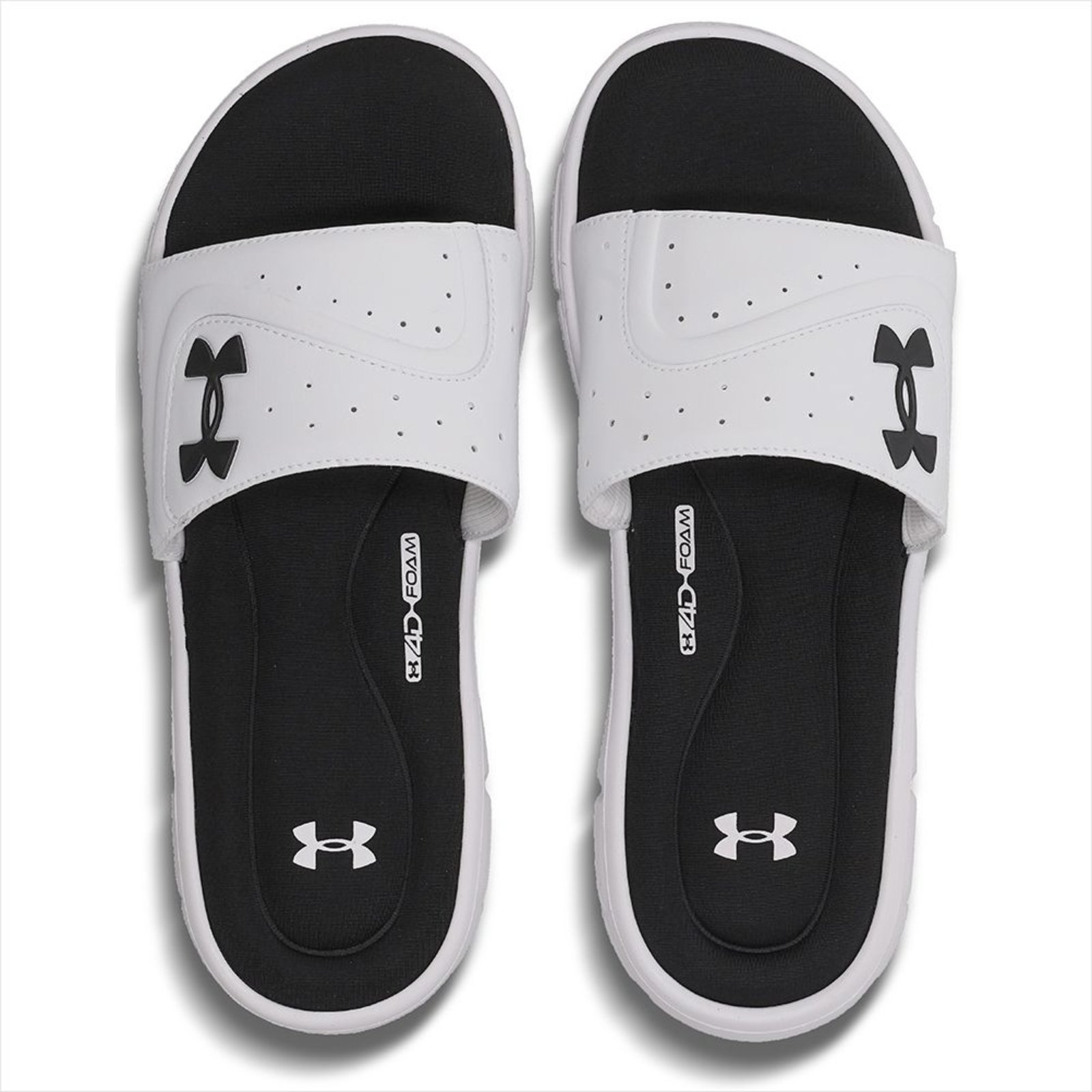 Chinelo Under Armour Ignite VI SE Unissex 4D Foam - Branco