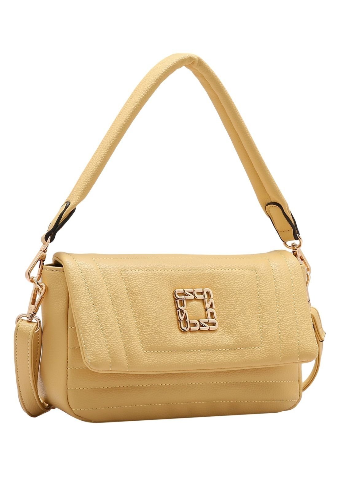 Bolsa Feminina Chenson Ferragem Chic Amarelo 3484806