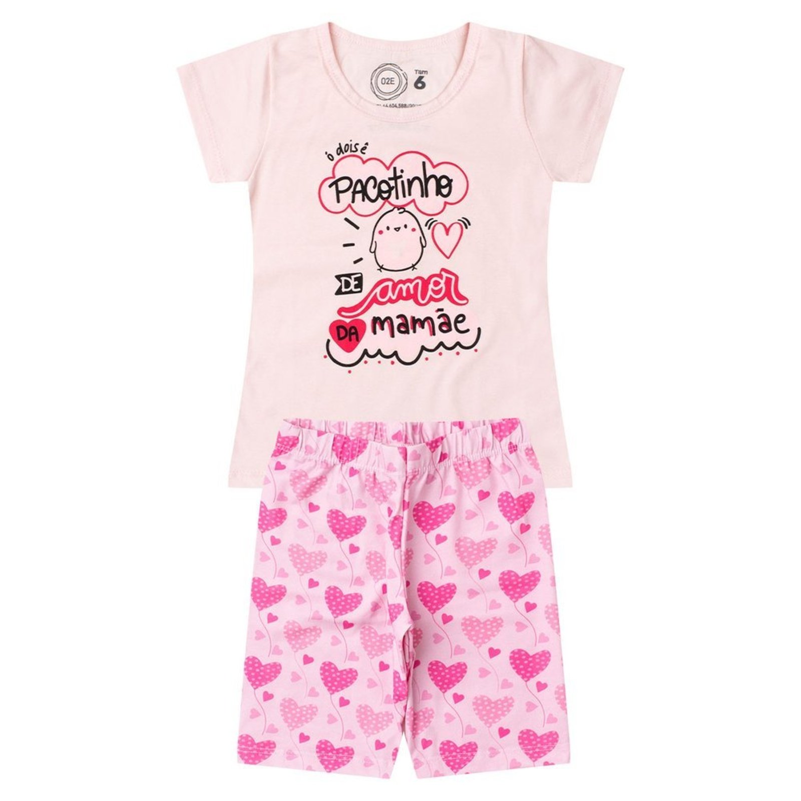 Infantil - Conjunto Menina Pacotinho Verão