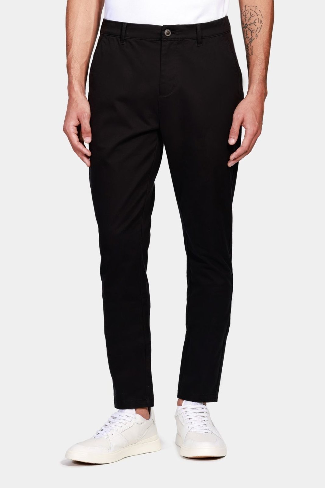 Calça Aramis Chino Skinny Clássica Sarja Preto