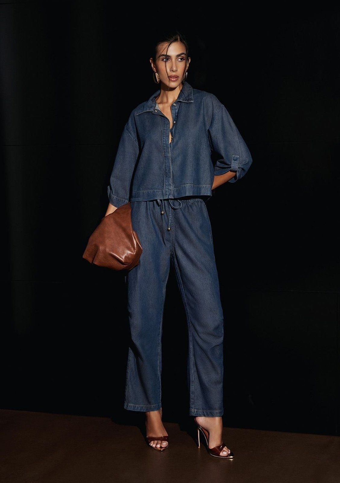 Calca Jeans Reta Porto - Azul