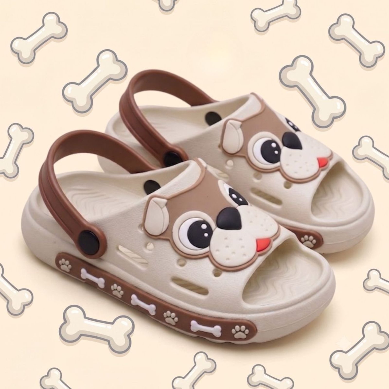 Infantil - Papete Slide Cachorrinho Fofinho Confortável tep