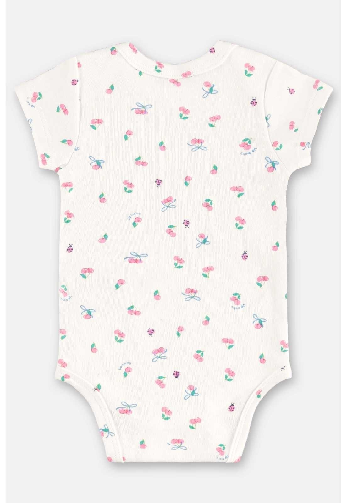 Vista 3 Infantil - Body em Suedine para Menina Up Baby Off-White off-white white Up Baby off-white white