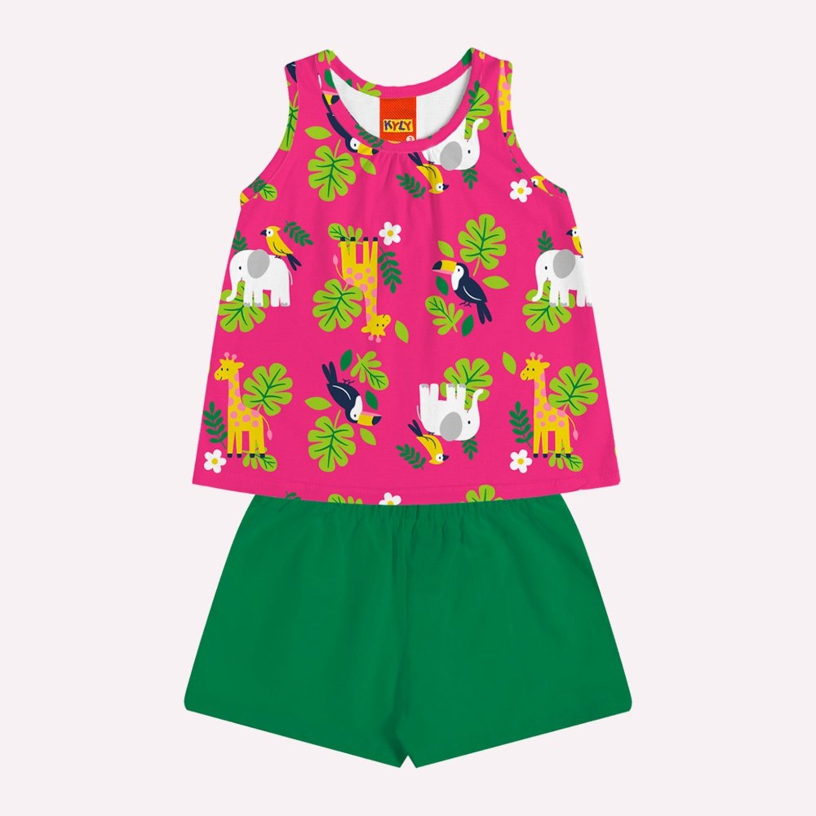 Infantil - Conjunto Menina Estampado Kyly