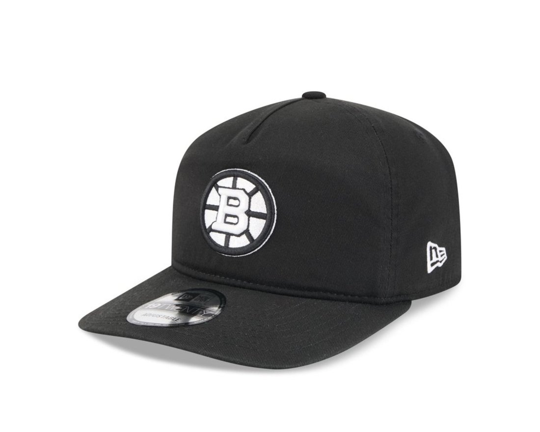 Bone New Era 19TWENTY Boston Bruins NHL Preto