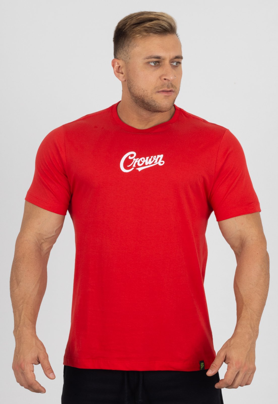 Camiseta Masculina Crown Training OldStyle Estilo Bodybuilder