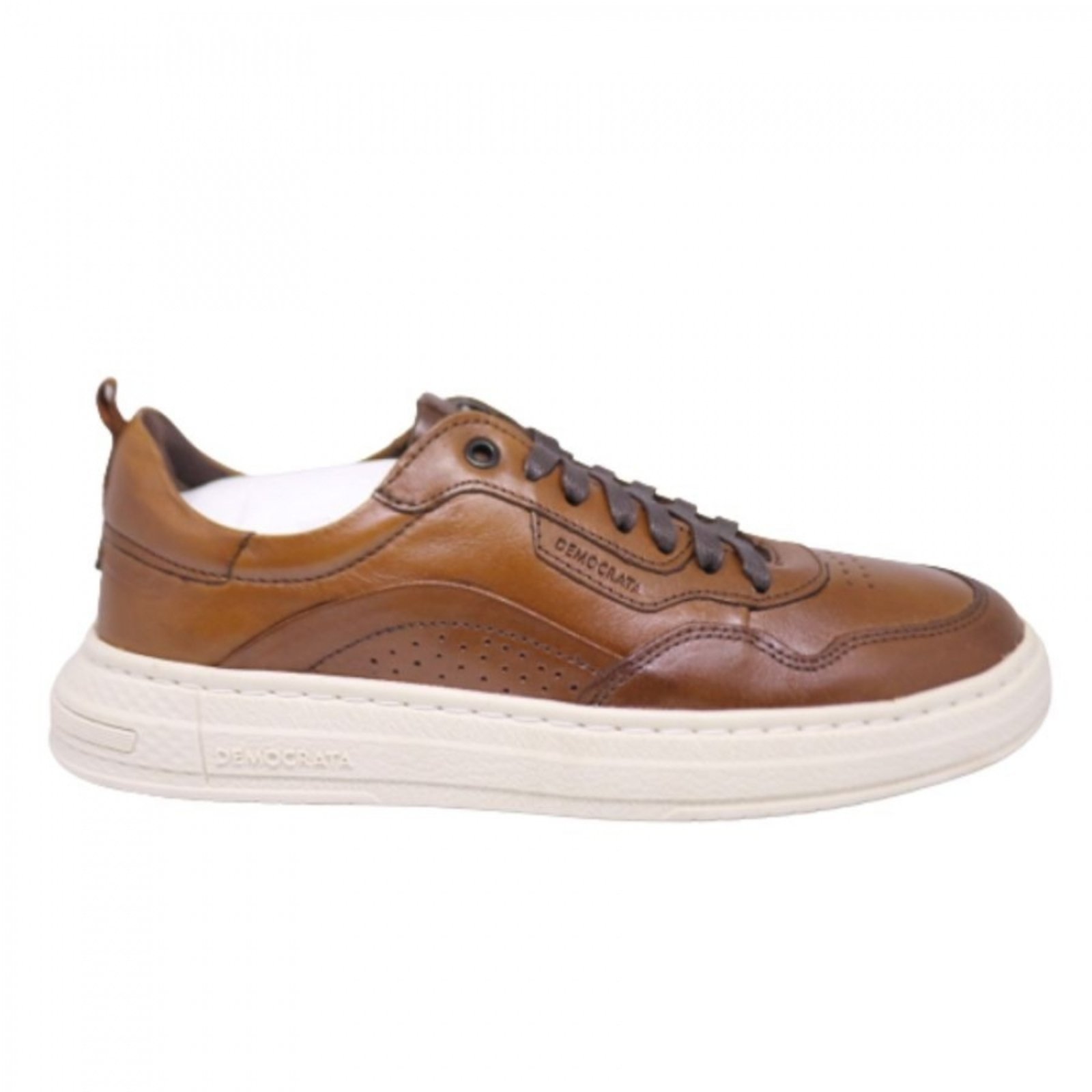 Sapatenis Democrata Jake Masculino 240201 Tan/tabaco