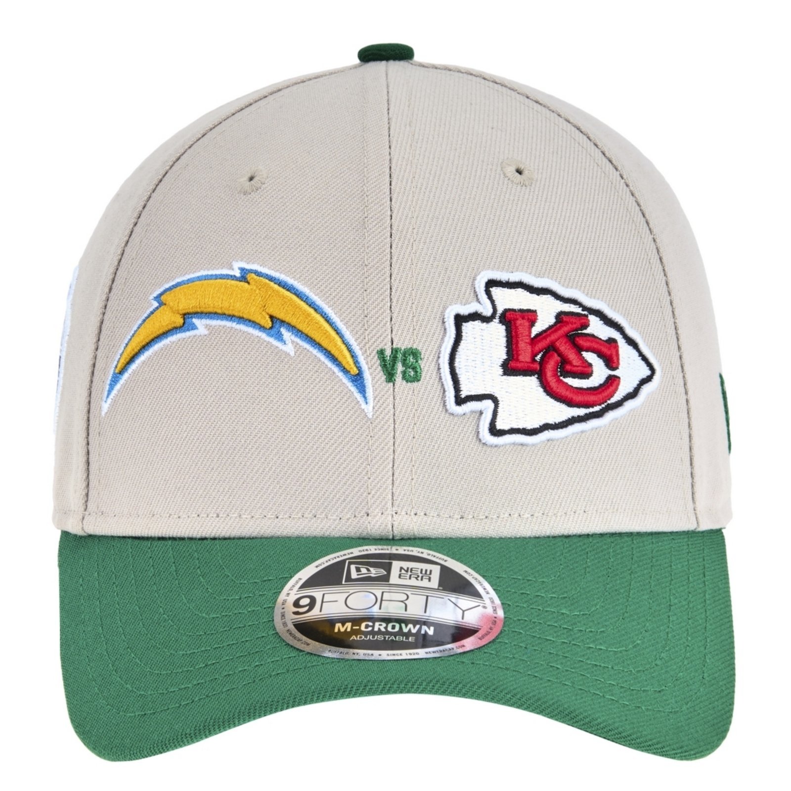 Boné New Era 9forty M-crown NFL Aba Curva Snapback Cinza