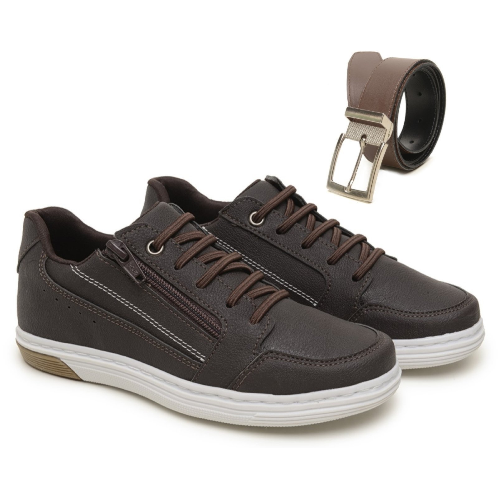 Infantil – Kit Tenis Sapato Masculino Rovetto Boy Conforto Estilo e Cinto Dupla Face