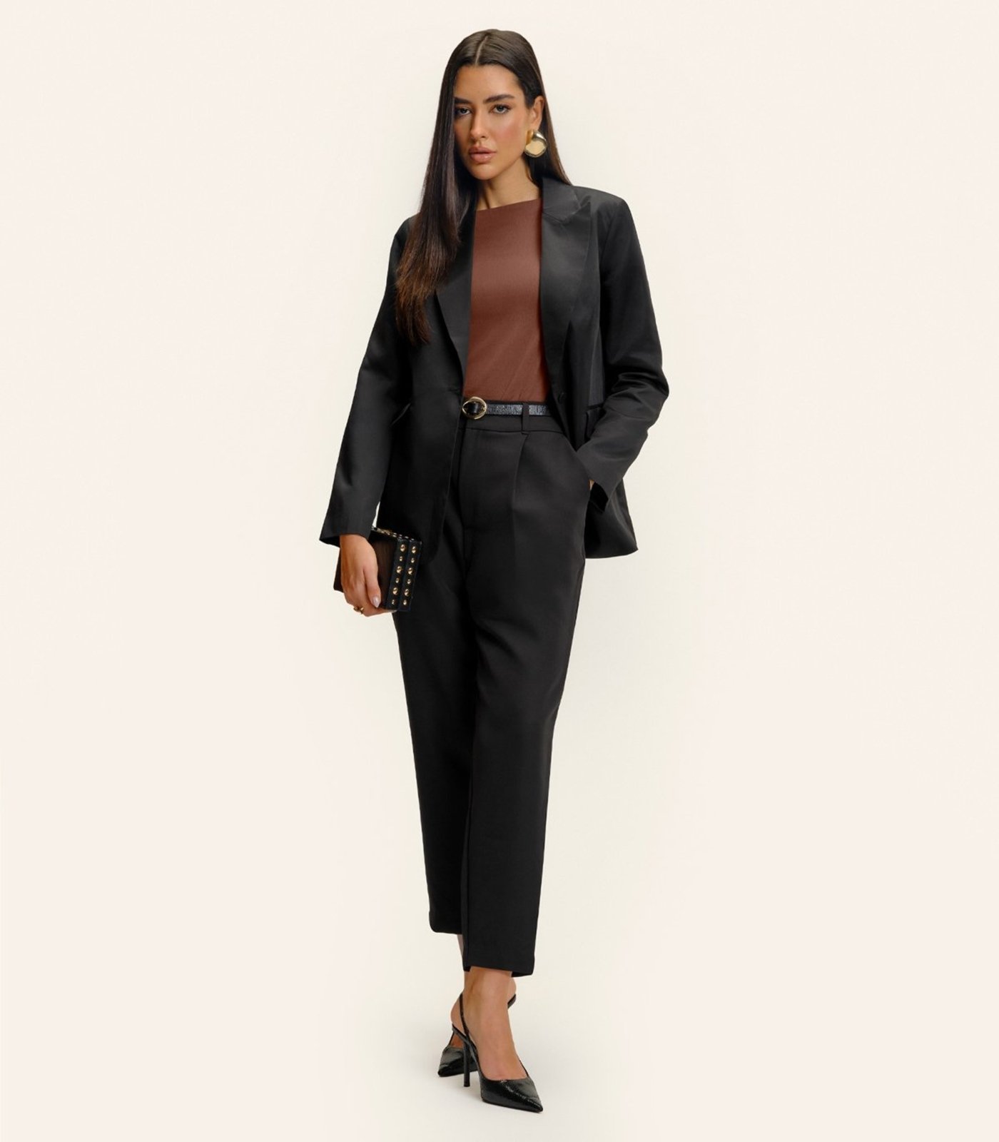 Blazer Feminino Em Alfaiataria Endless Preto