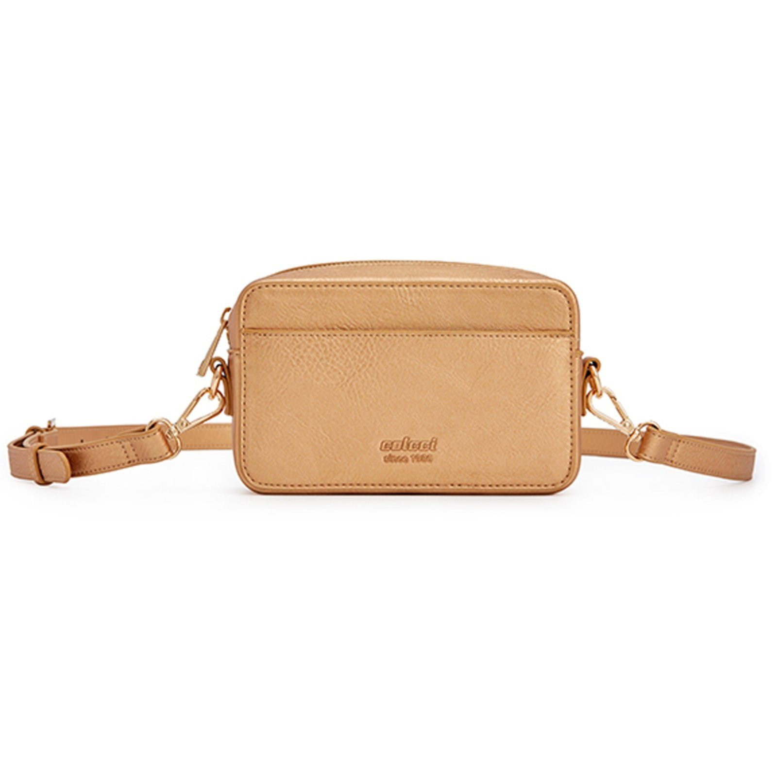 Bolsa Crossbody Colcci Metalizado VE24 Dourado Feminino