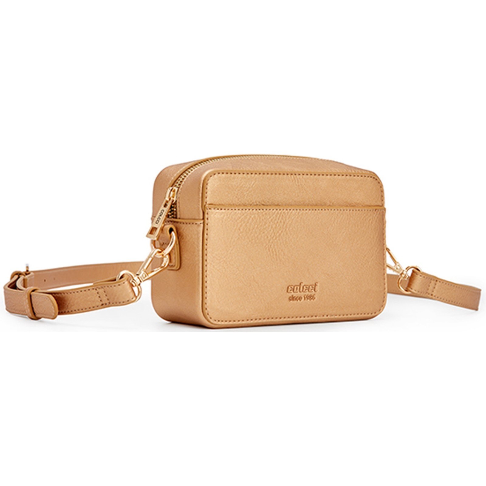 Vista 3 Bolsa Crossbody Colcci Metalizado VE24 Feminino dourado Colcci dourado
