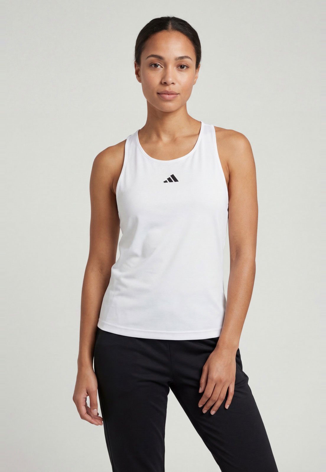Regata Feminina adidas Performance Decote Redondo Branca