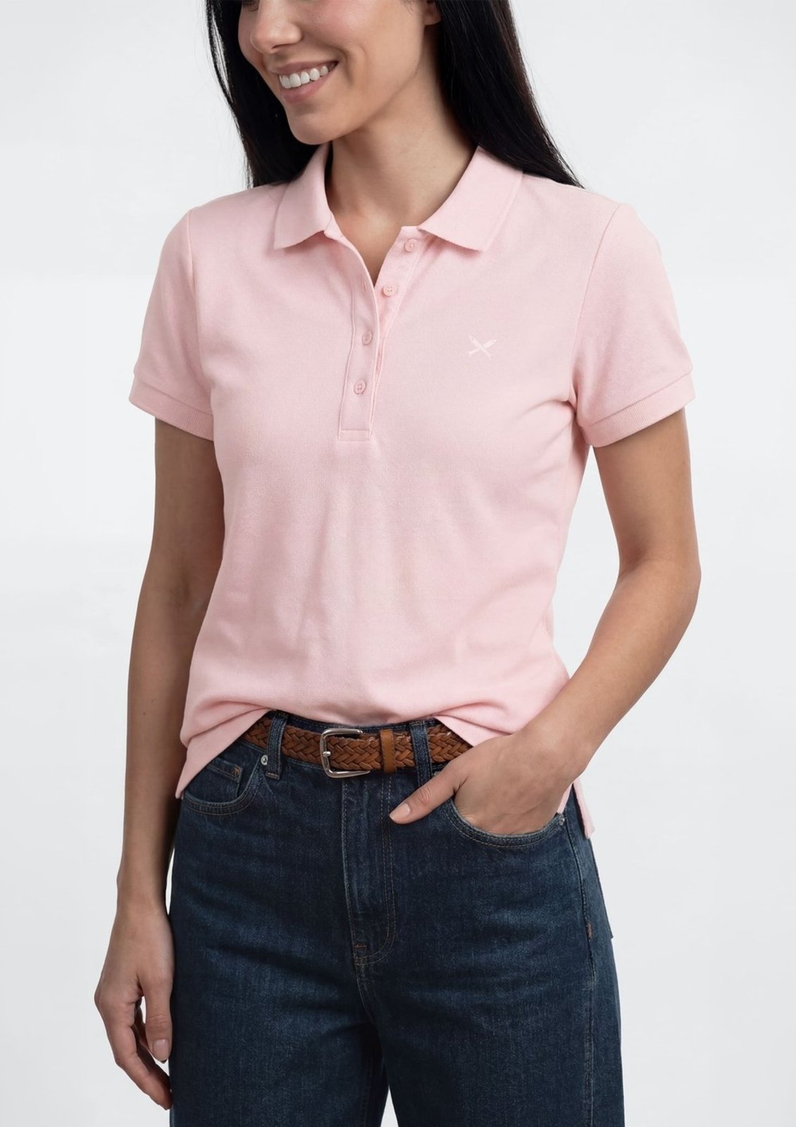 Polo Feminina Bordada Em Malha Piquet Hering
