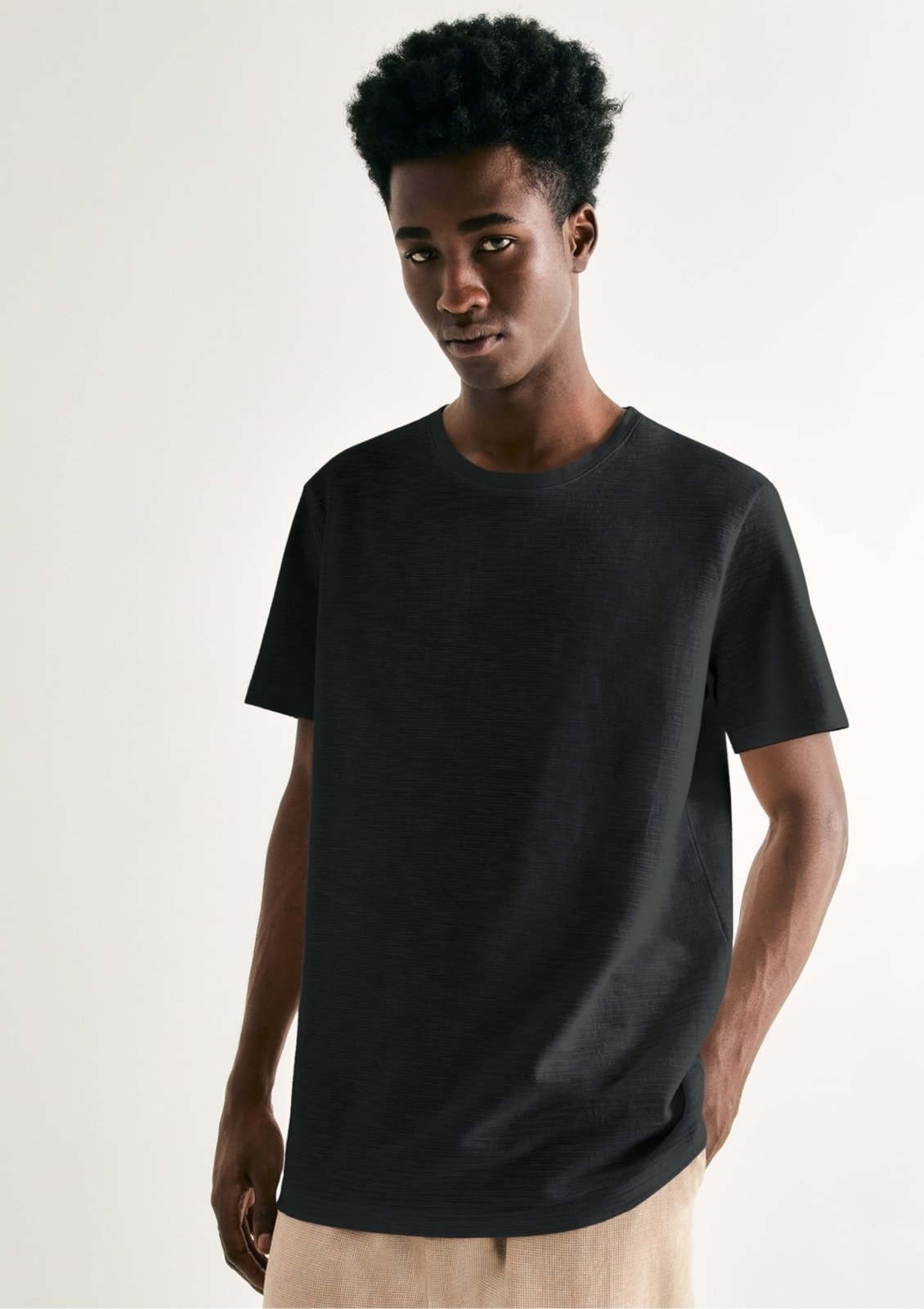 Camiseta Masculina Texturizada Regular Hering