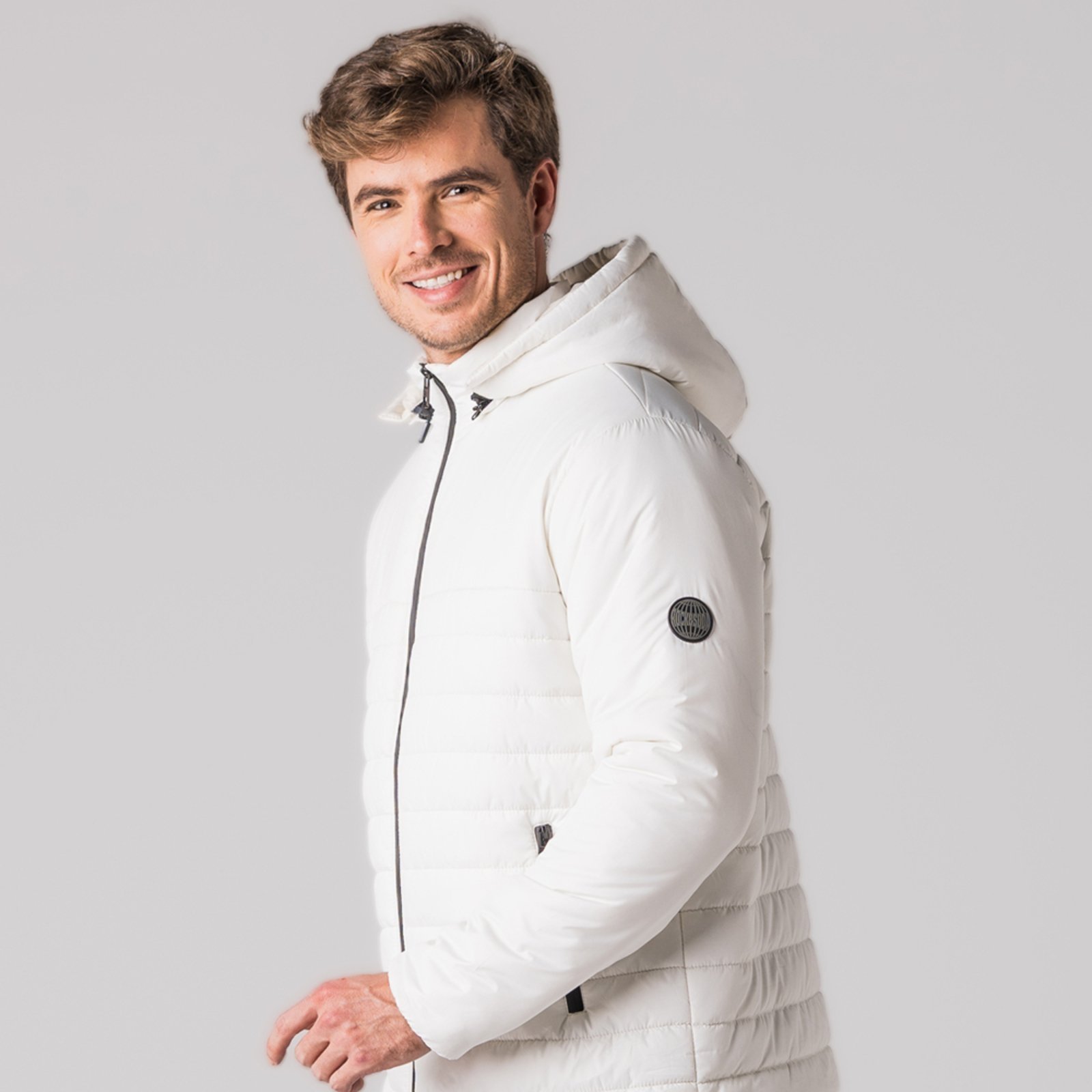 Jaqueta Masculina Street Rock e Soda OFF WHITE
