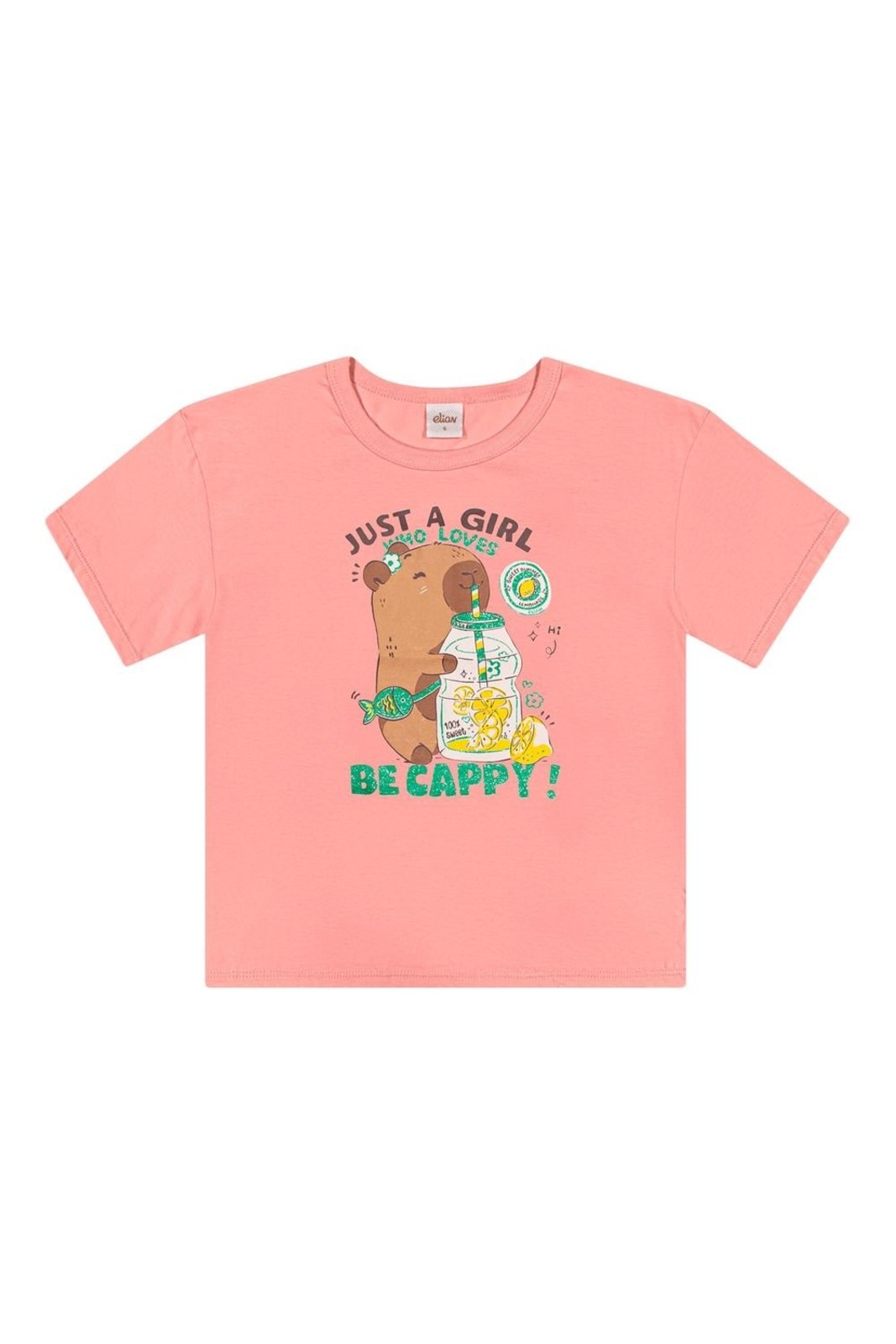 Infantil - Blusa Menina Be Cappy Elian Rosa