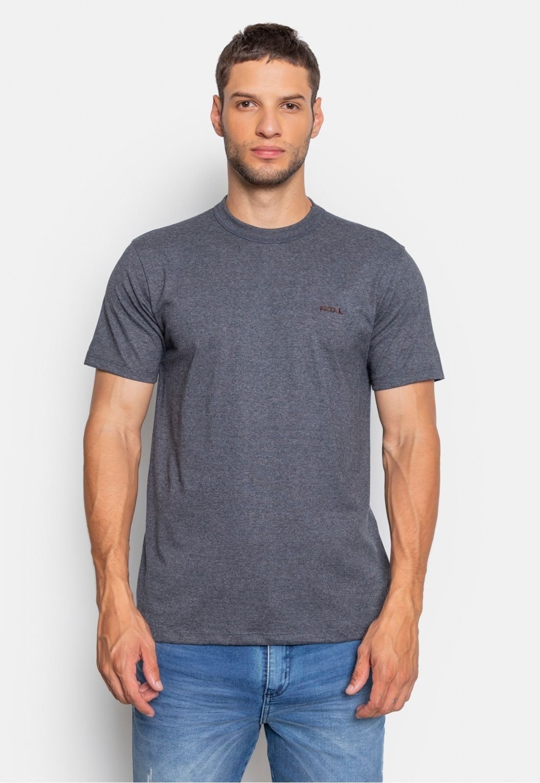 Camiseta Fatal Fashion Basic Hot Cinza