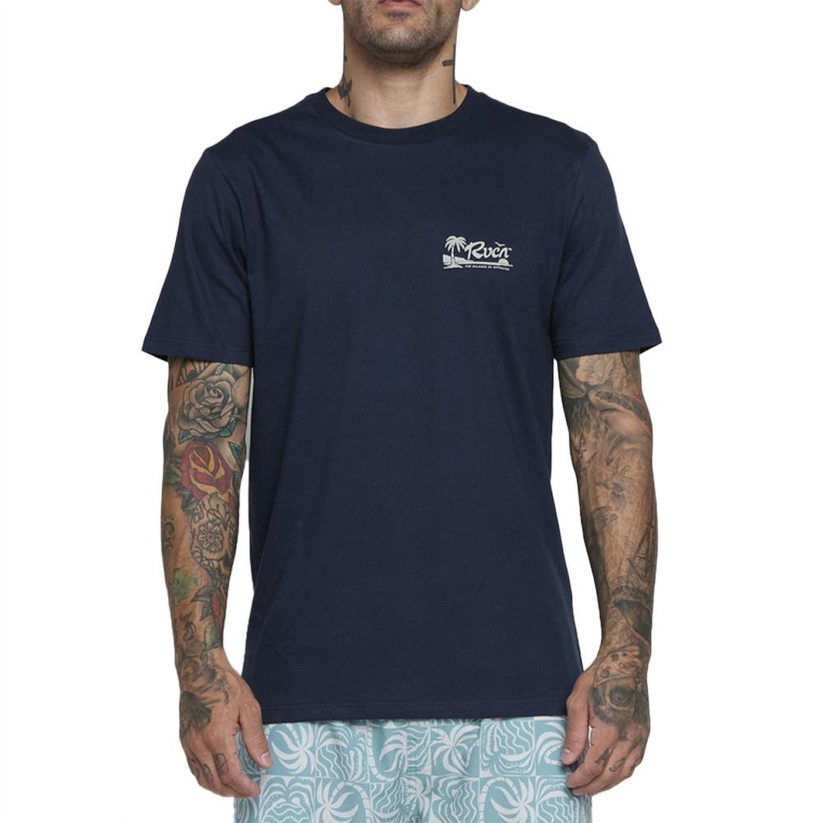 Camiseta RVCA RVCA Vista SM25 Masculina Marinho