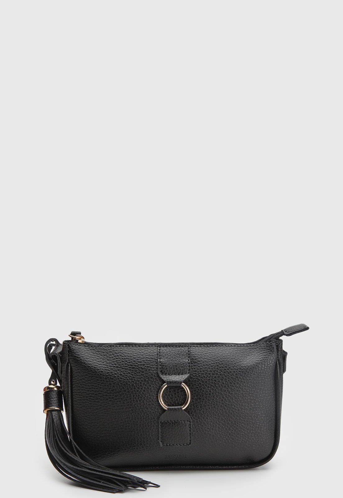Bolsa Feminina Anacapri Média Tassel Preta