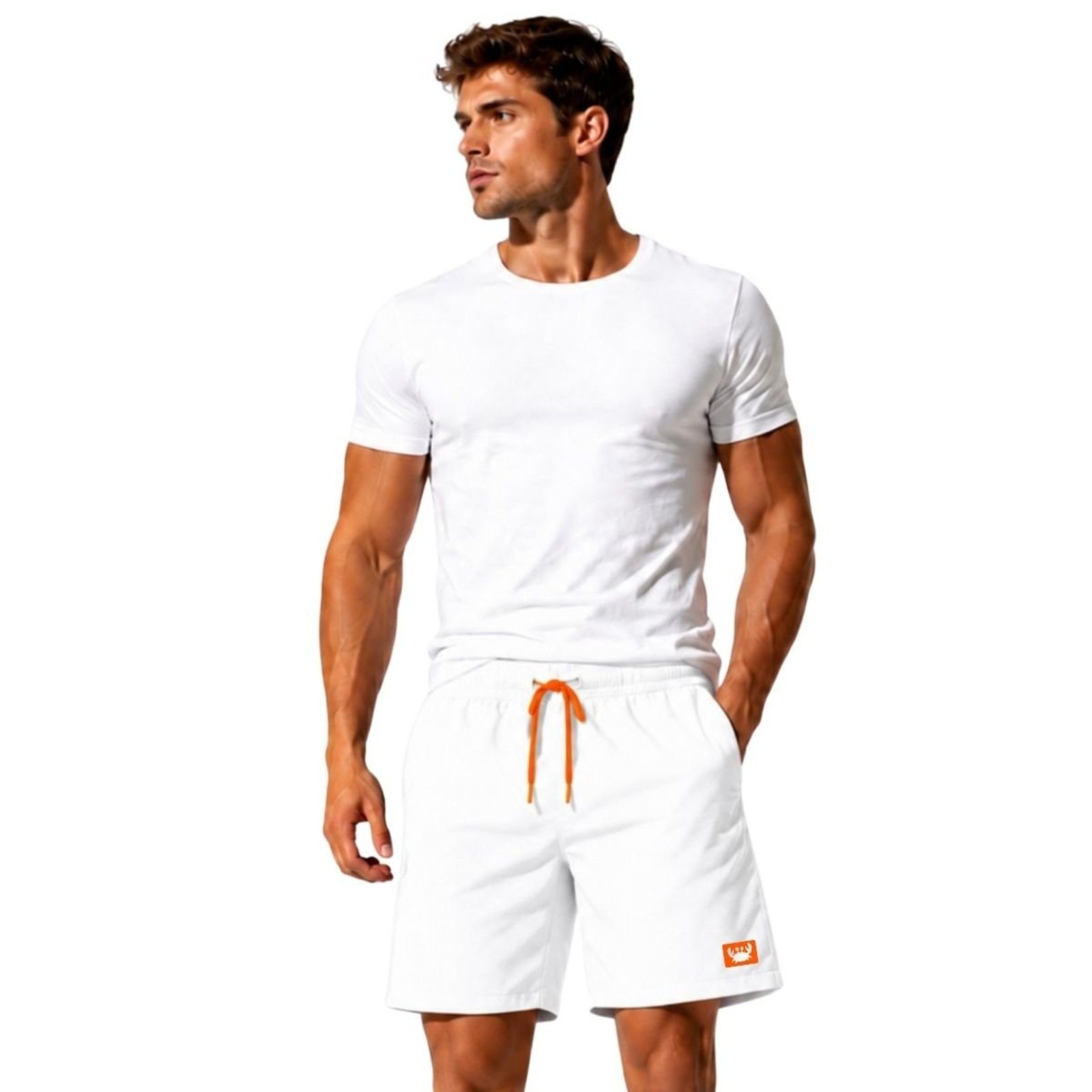 Short Masculino Tactel Leve Relexado Moda Praia Bermuda Fitnes Academia Treino — foto 4