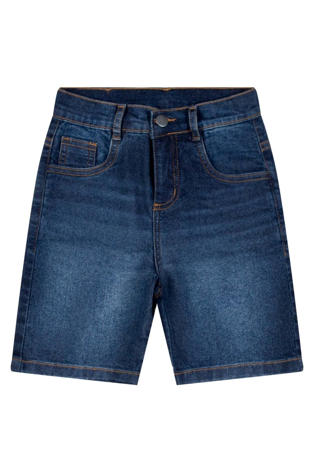 Infantil - Bermuda Menino Jeans Com Bolsos Colorittá Azul