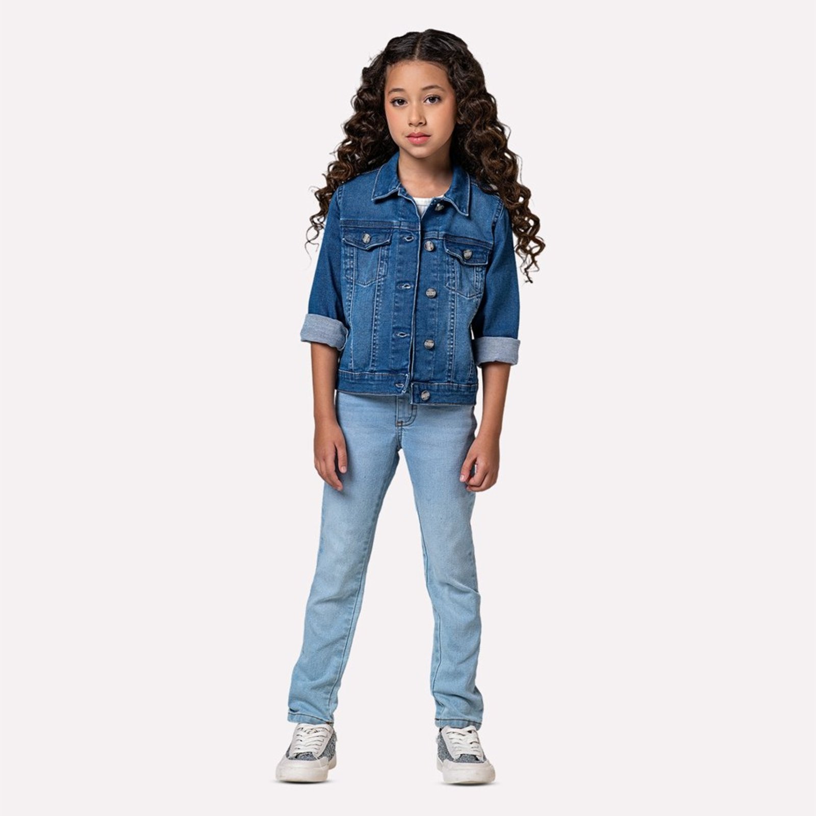 Infantil - Jaqueta Menina Jeans Mania