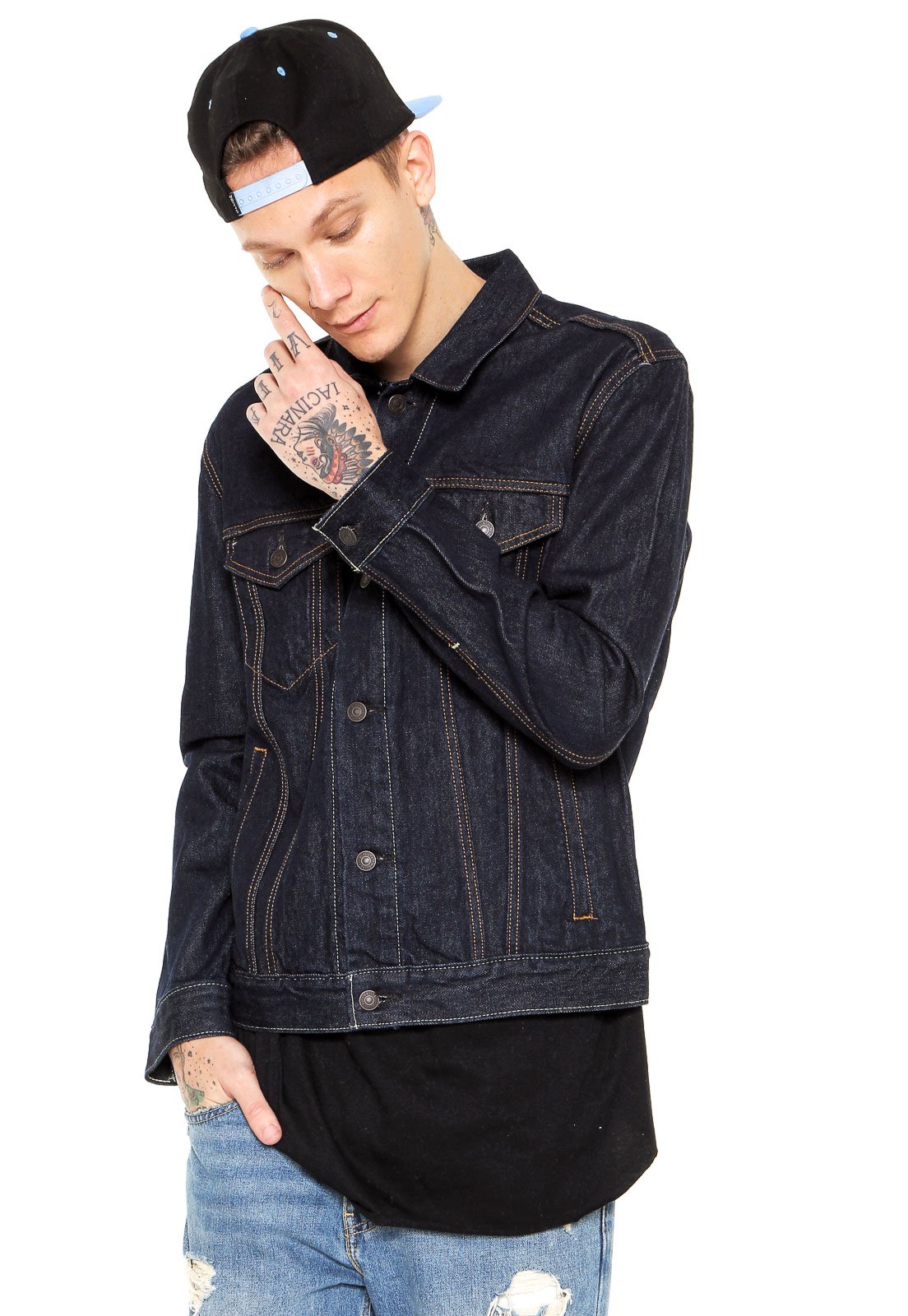 Jaqueta Jeans Levis Comfort Azul
