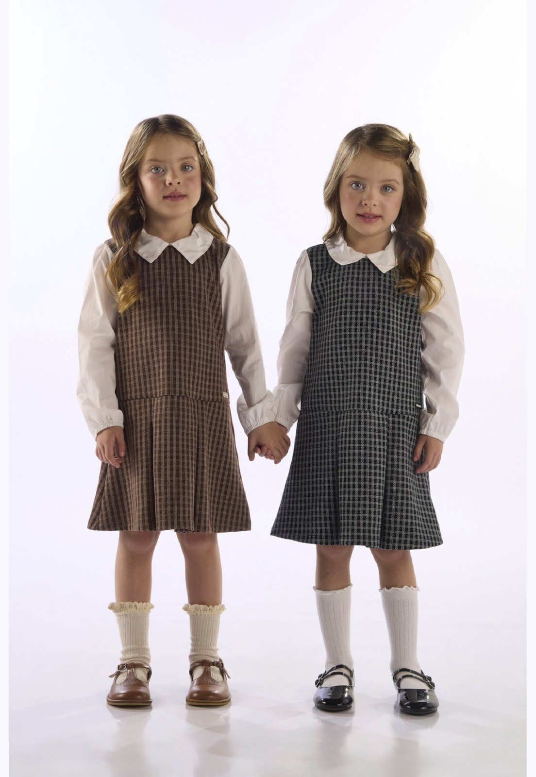 Infantil - Vestido Jacquard Gola Tricoline Up Baby Preto