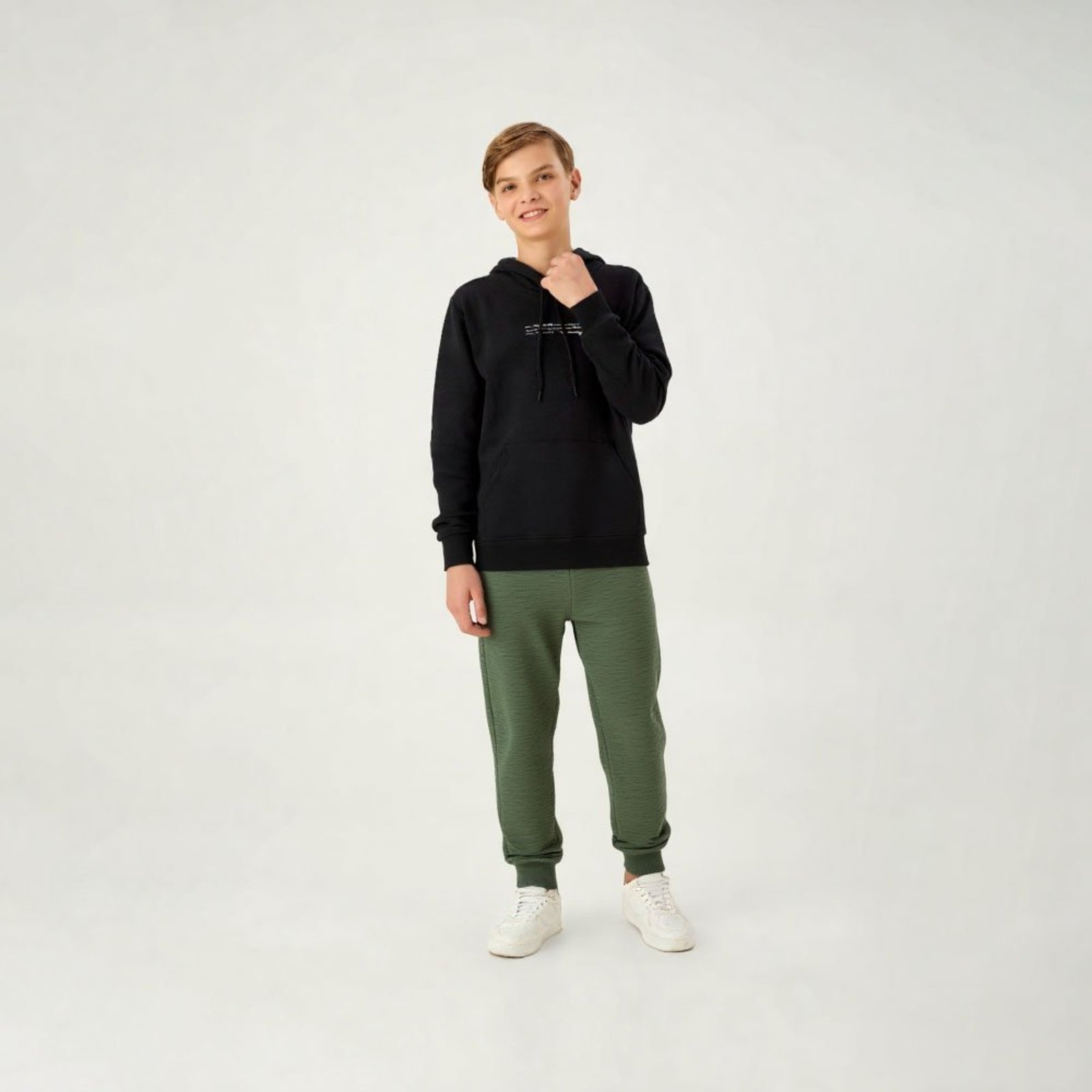 Infantil - Calça Verde Juvenil Pulla Bulla Menino - 55474-356
