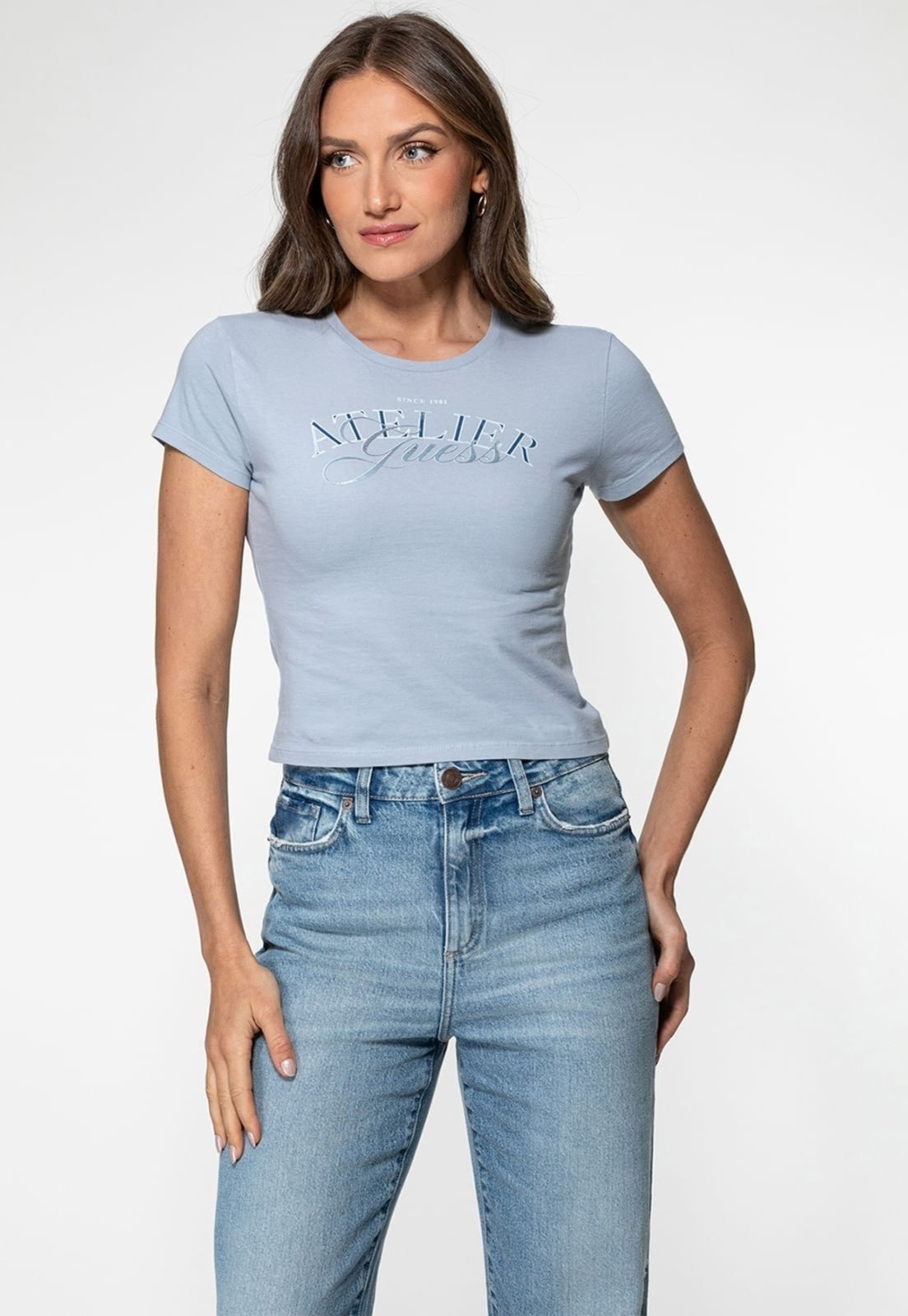 Camiseta Guess Atelier Azul