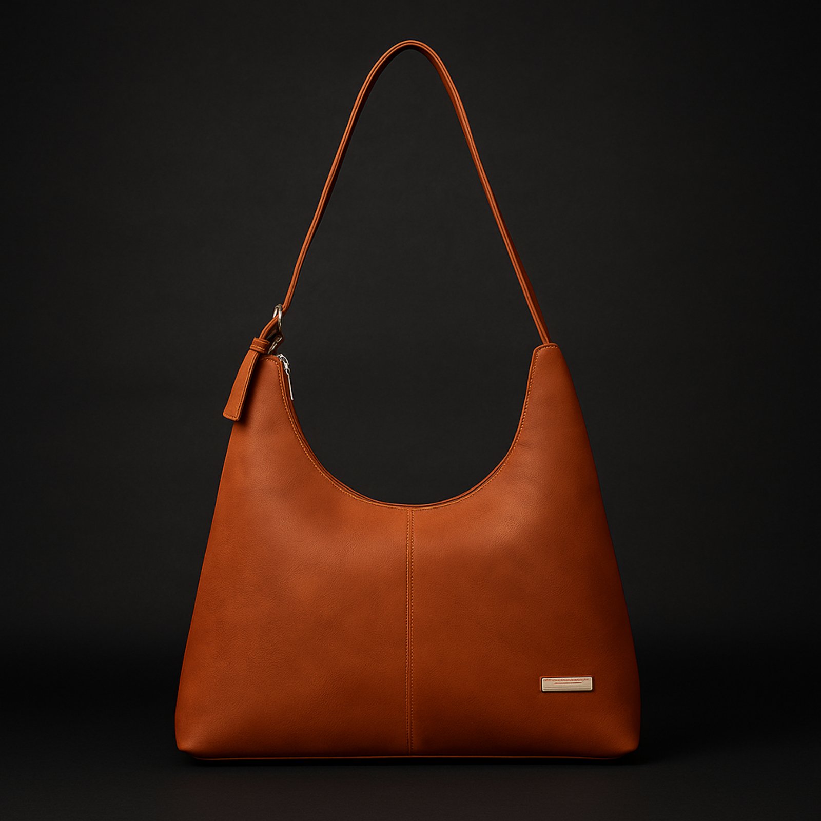 Bolsas Femininas De Ombro Grande Meia Lua Tira Colo Marrom
