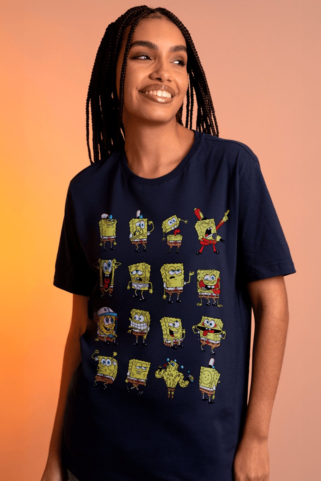 Camiseta Bob Esponja Moods